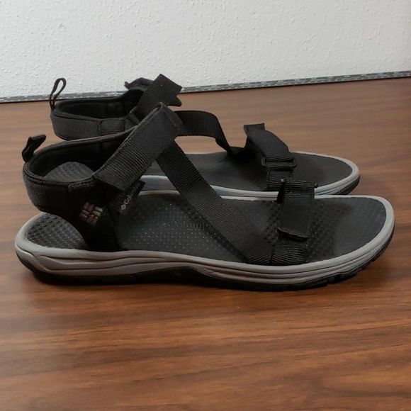Mens Columbia Wave Train‎ Sandals Black Gray 12 main image 6